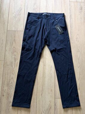 Western Rise Men's Evolution Chino Performance Travel Pants Navy 33